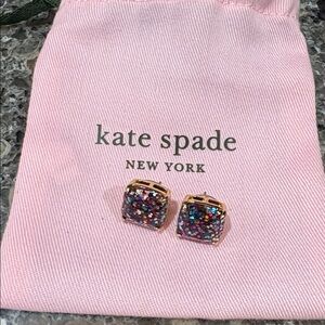 Kate Spade Glittering Square Earrings
